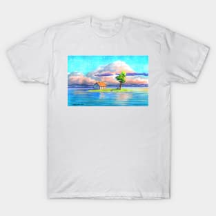 Island House | Watercolour and Gouache T-Shirt